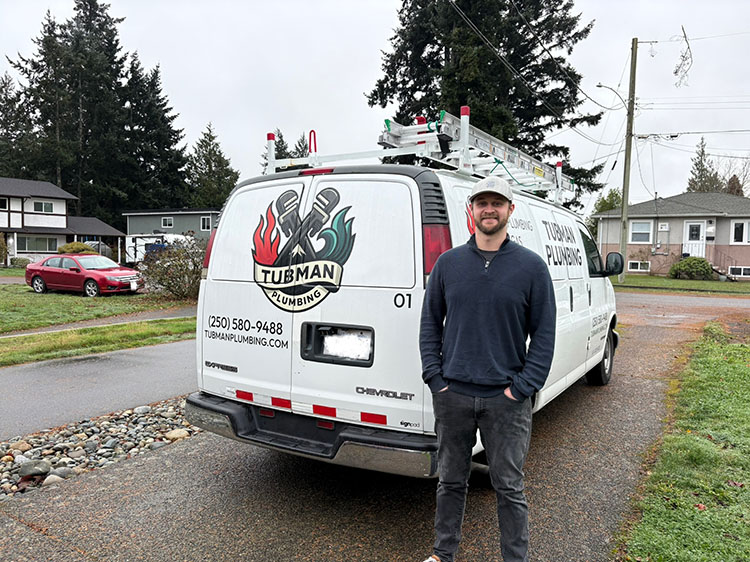 Tubman plumbing Work Van